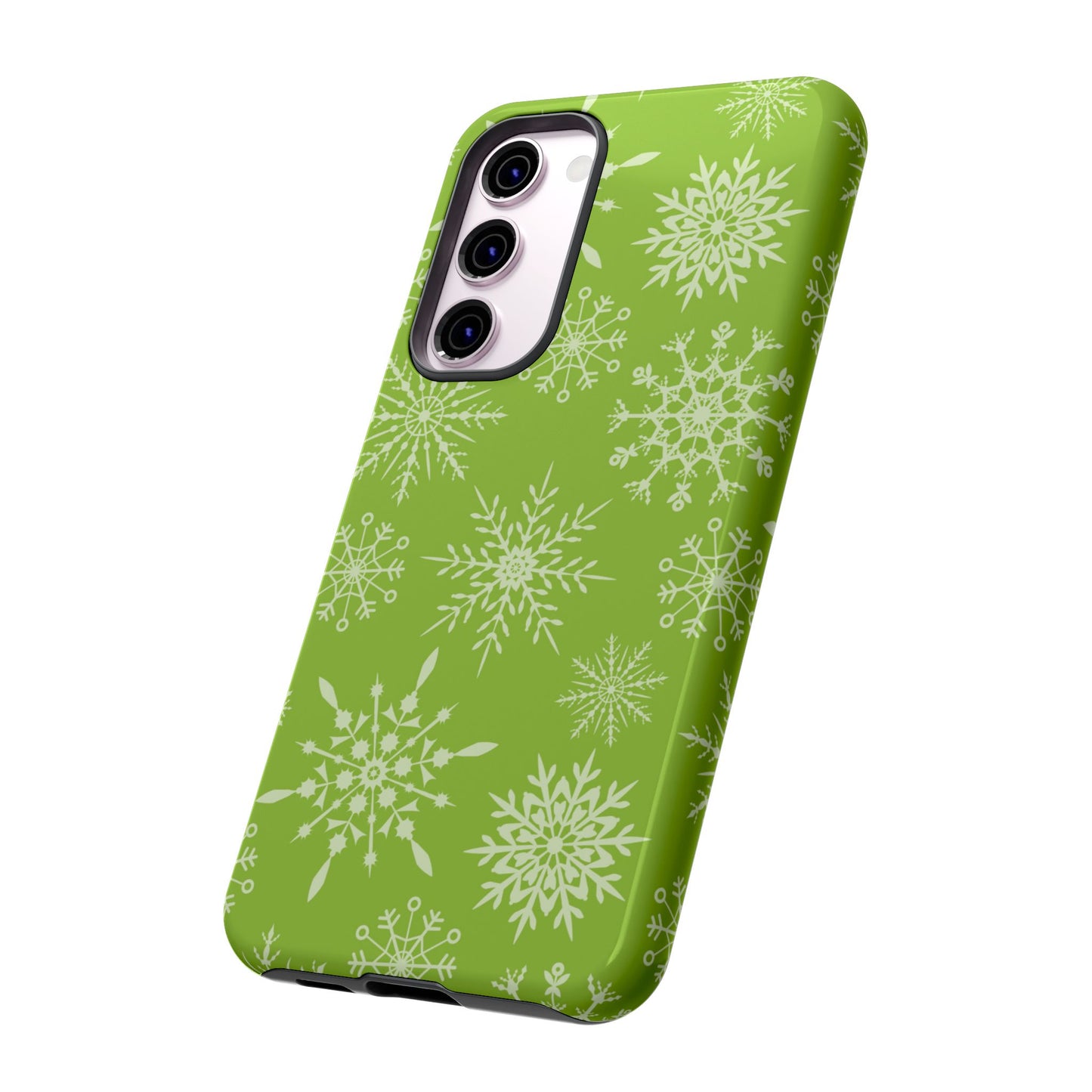 Green Snowflake Pattern – Samsung Galaxy Series Case