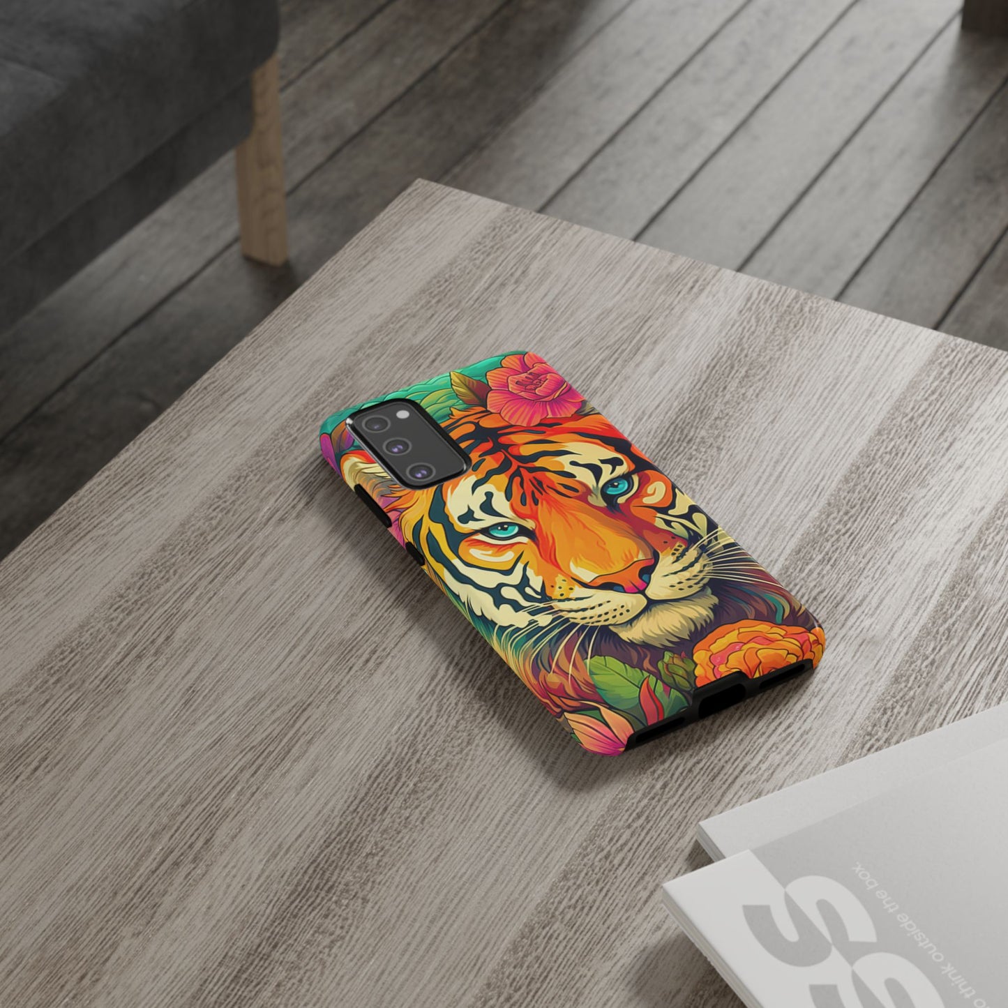 Fierce Rainbow Tiger Art - Samsung Galaxy Case