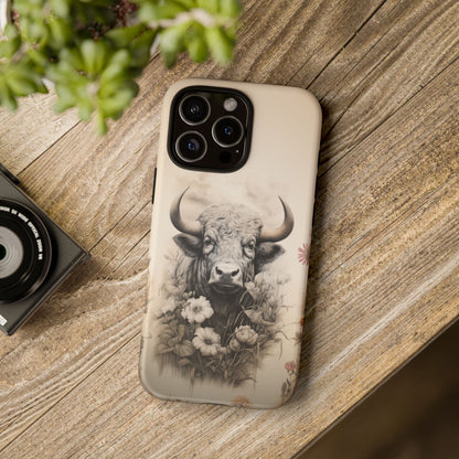 Rustic Cow Case | Floral Western Farmhouse Design - BOGO Cases