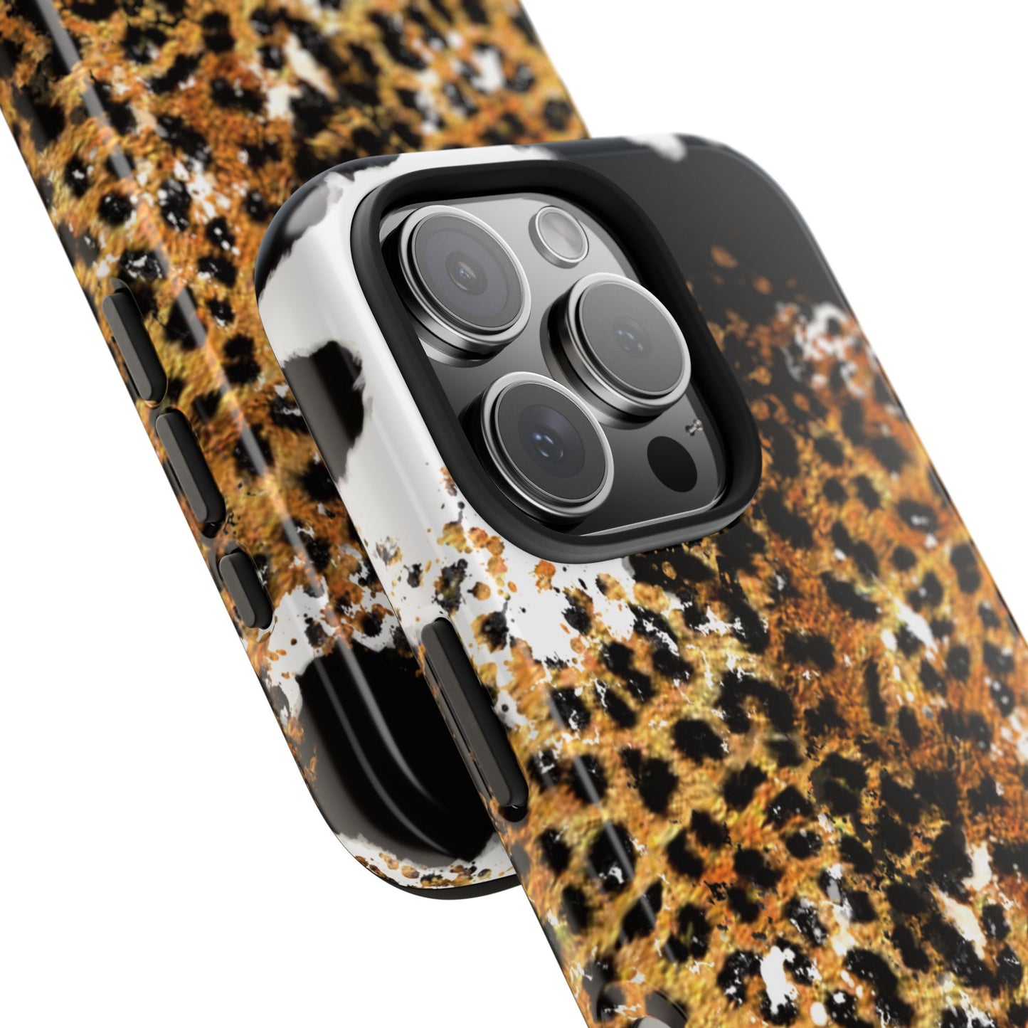 Bold Leopard Ink Splash - iPhone Series Case