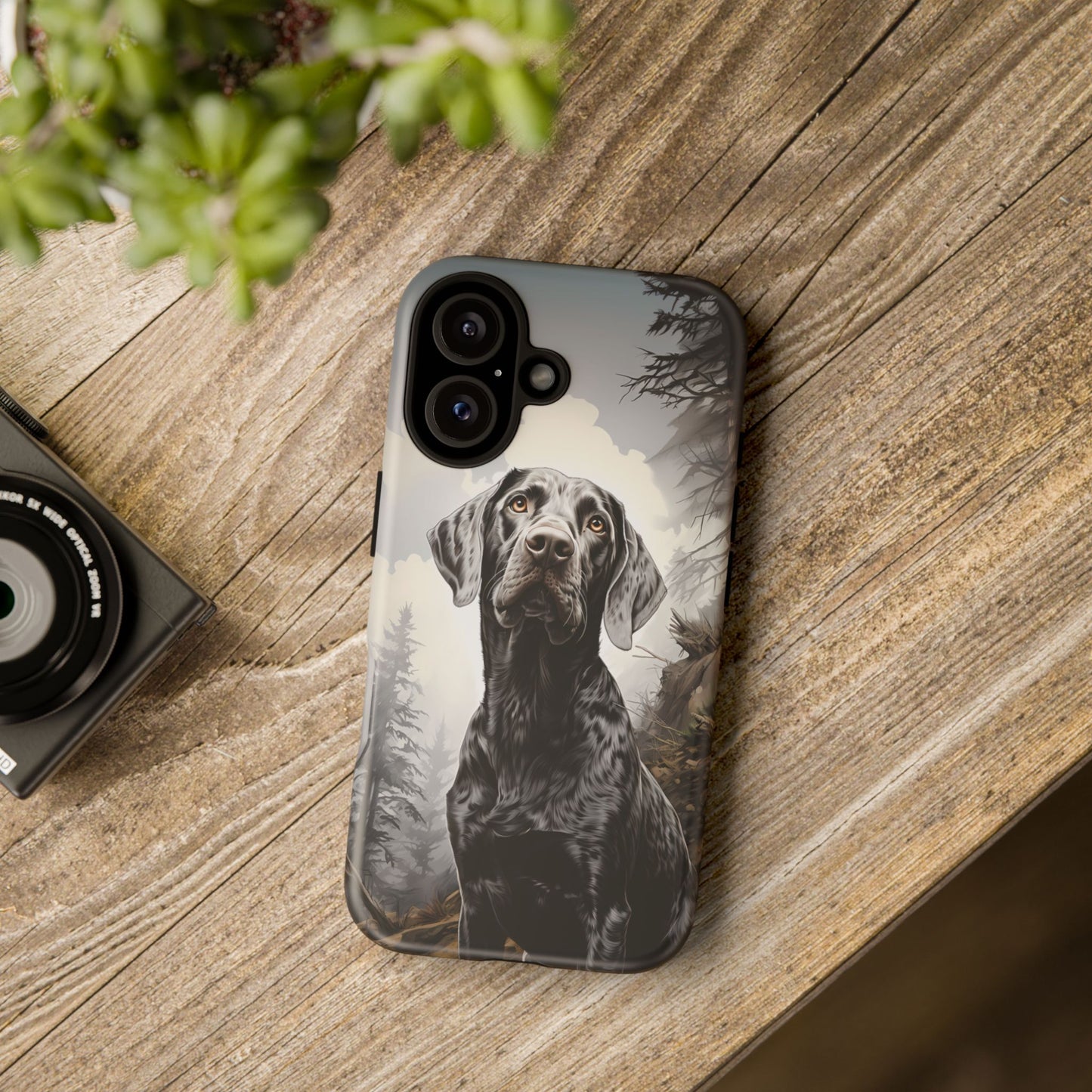 German Shorthair Pointer Phone Case - Tough & Durable with Dual Layer Protection!