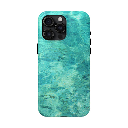 Aqua Blue Water iPhone Case – Relaxing Beach-Inspired Design