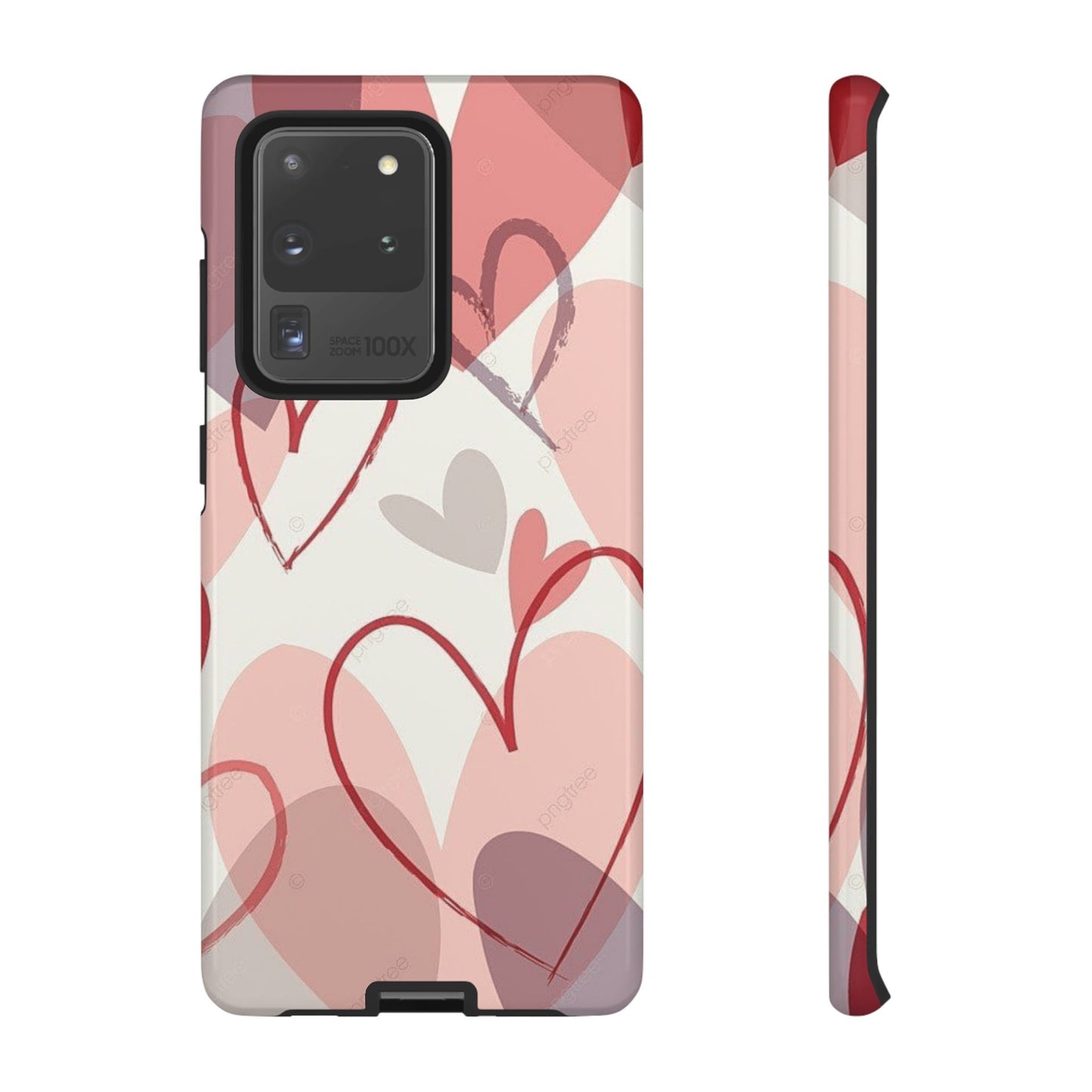 Romantic Red Hearts Samsung Galaxy Case