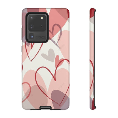 Romantic Red Hearts Samsung Galaxy Case