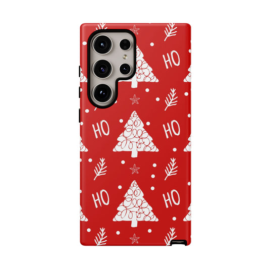 Samsung Galaxy Case: Ho Ho Ho – Christmas Tree Wonderland