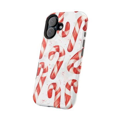 Festive Candy Cane Delight - MagSafe iPhone Series Case