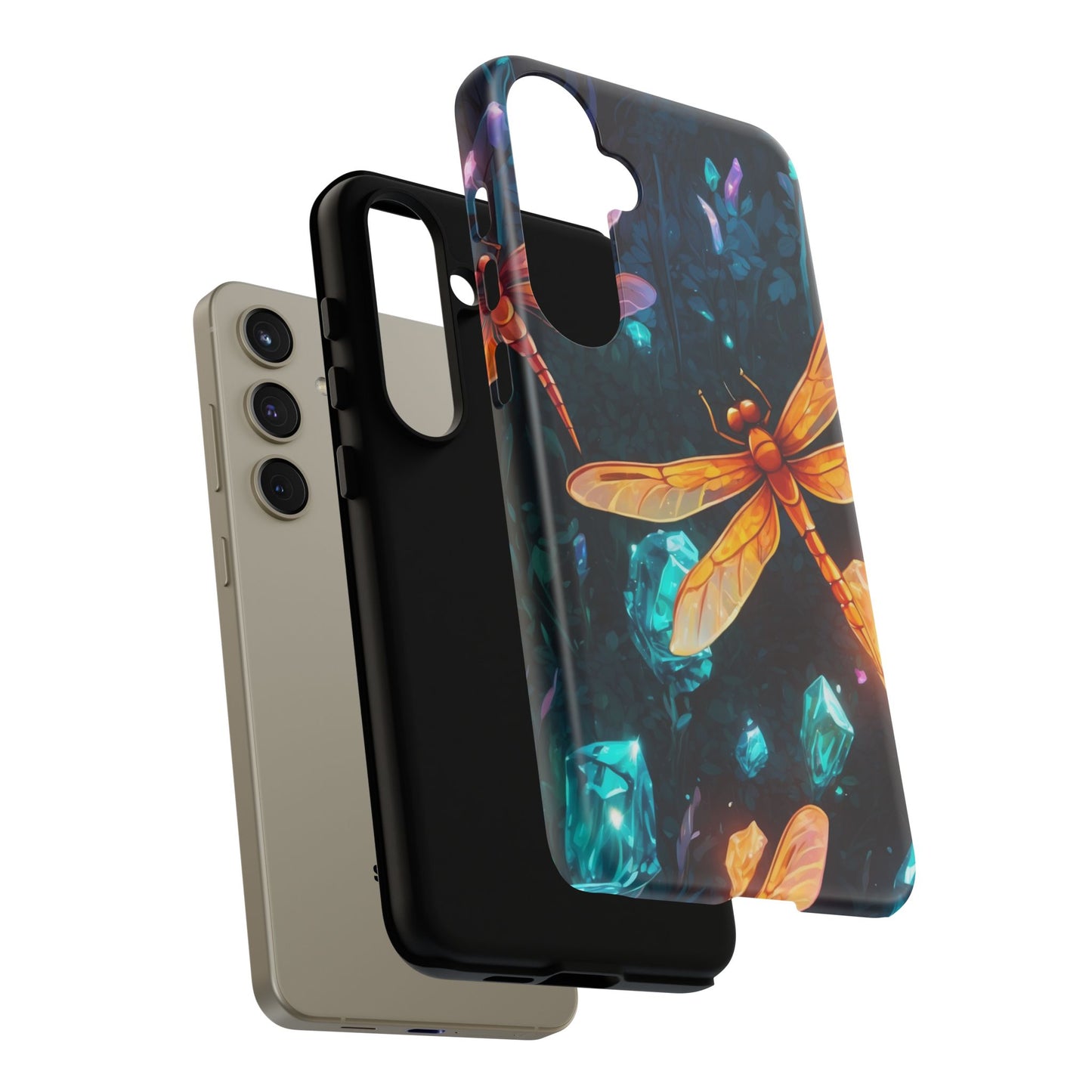 Mystical Dragonflies & Crystals – Samsung Galaxy Series Case