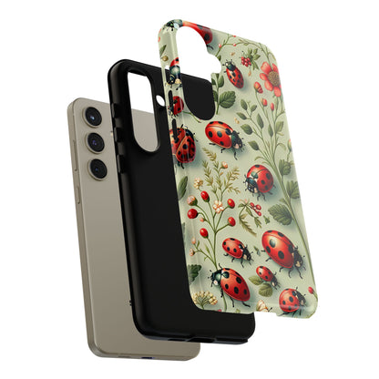 Ladybug Phone Case - Tough Dual Layer Protection - Perfect Gift For The Ladybug Lover In Your Life