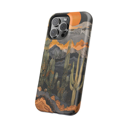 Desert Dusk Cacti iPhone Case