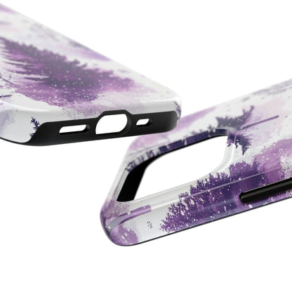 Purple Snowy Forest - iPhone Series Case