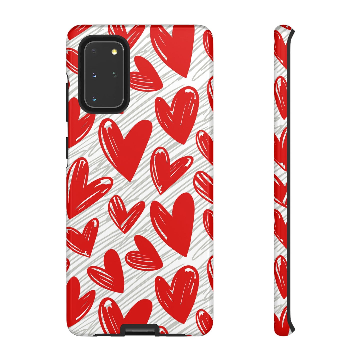 Samsung Galaxy Case: Whimsical Heart Doodle