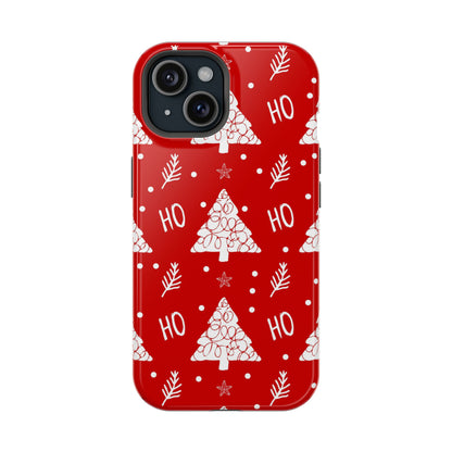 MagSafe iPhone Case: Ho Ho Ho – Christmas Tree Wonderland