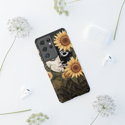 Sunflower Moon and Stars Samsung Galaxy Case – Ethereal Art Design