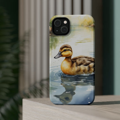 Graceful Duck Reflection – MagSafe iPhone Case