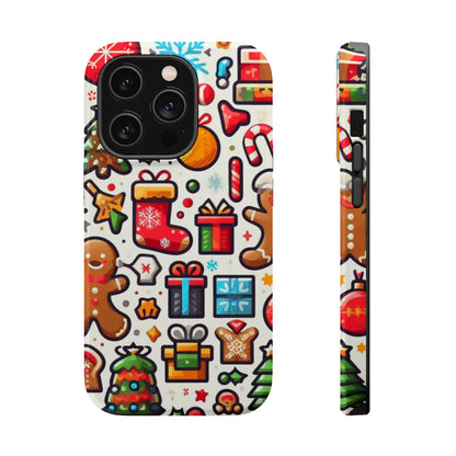 Festive Christmas Icons Pattern – MagSafe iPhone Series Case