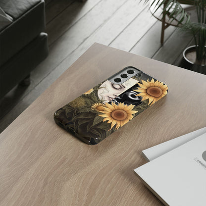 Sunflower Moon and Stars Samsung Galaxy Case – Ethereal Art Design