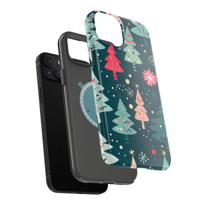 Whimsical Christmas Trees - MagSafe iPhone Series Case