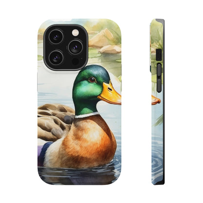 Serene Duck Reflection - MagSafe iPhone Case