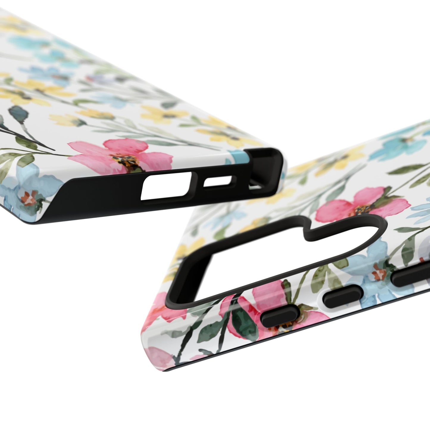 Watercolor Floral Bliss – Samsung Galaxy Case with Pastel Flower Design