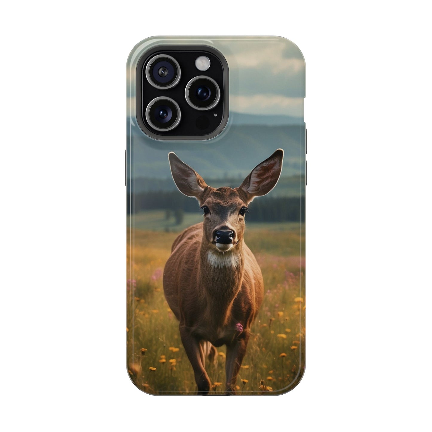 Rustic Meadow Deer – MagSafe iPhone Case