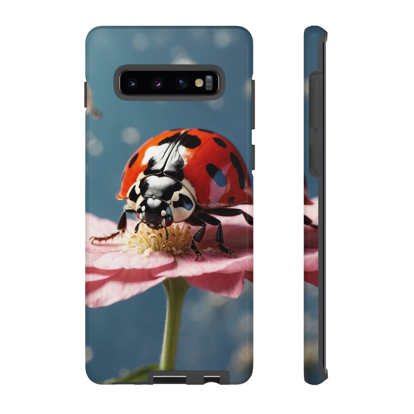 Samsung Galaxy Case: Floral Ladybug Delight