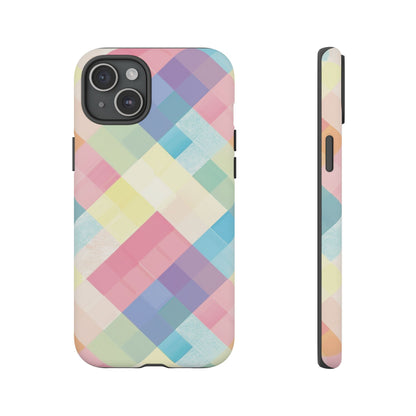 Spring Sonata Pastel Plaid Case