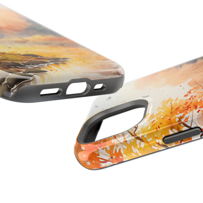 Autumn River Serenity – MagSafe iPhone Case