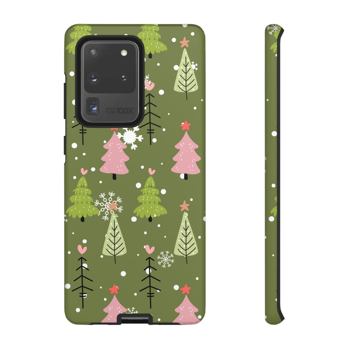 Whimsical Christmas Tree Pattern – Samsung Galaxy Series Case