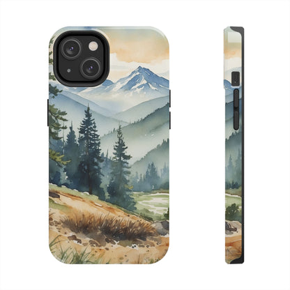 Tranquil Mountain Escape - iPhone Case