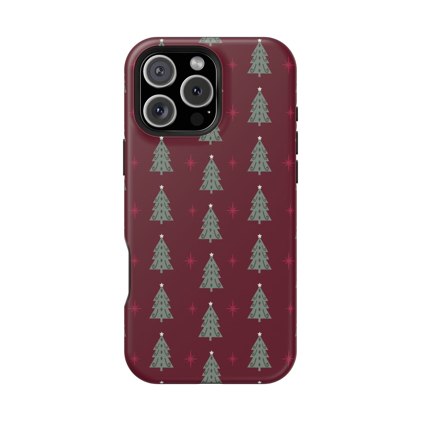 Retro Christmas Tree Pattern – MagSafe iPhone Series Case