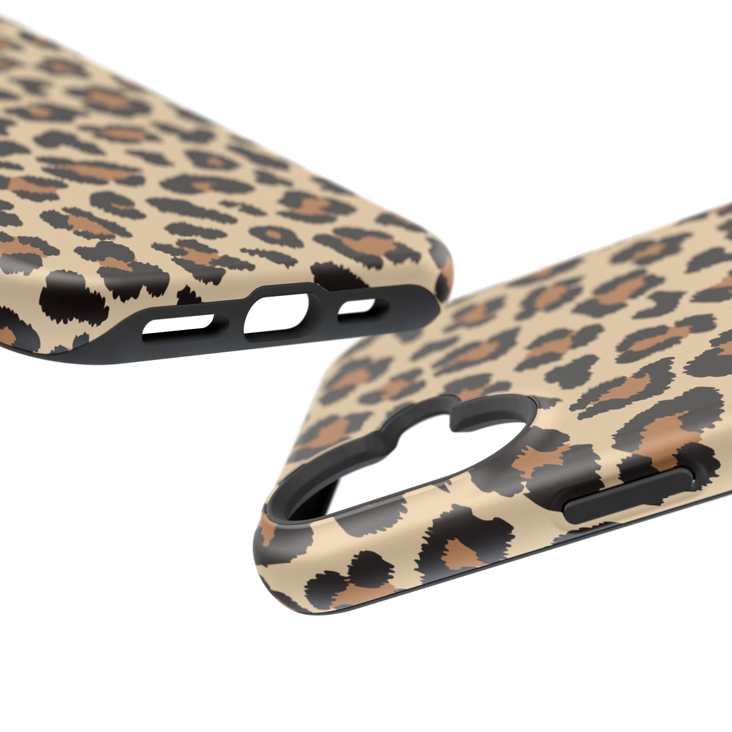 Wild Leopard Print Tough MagSafe iPhone Case – Bold Animal Pattern Design with Dual-Layer Protection