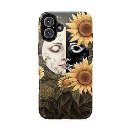 Sunflower Moon and Stars iPhone Case – Ethereal Art