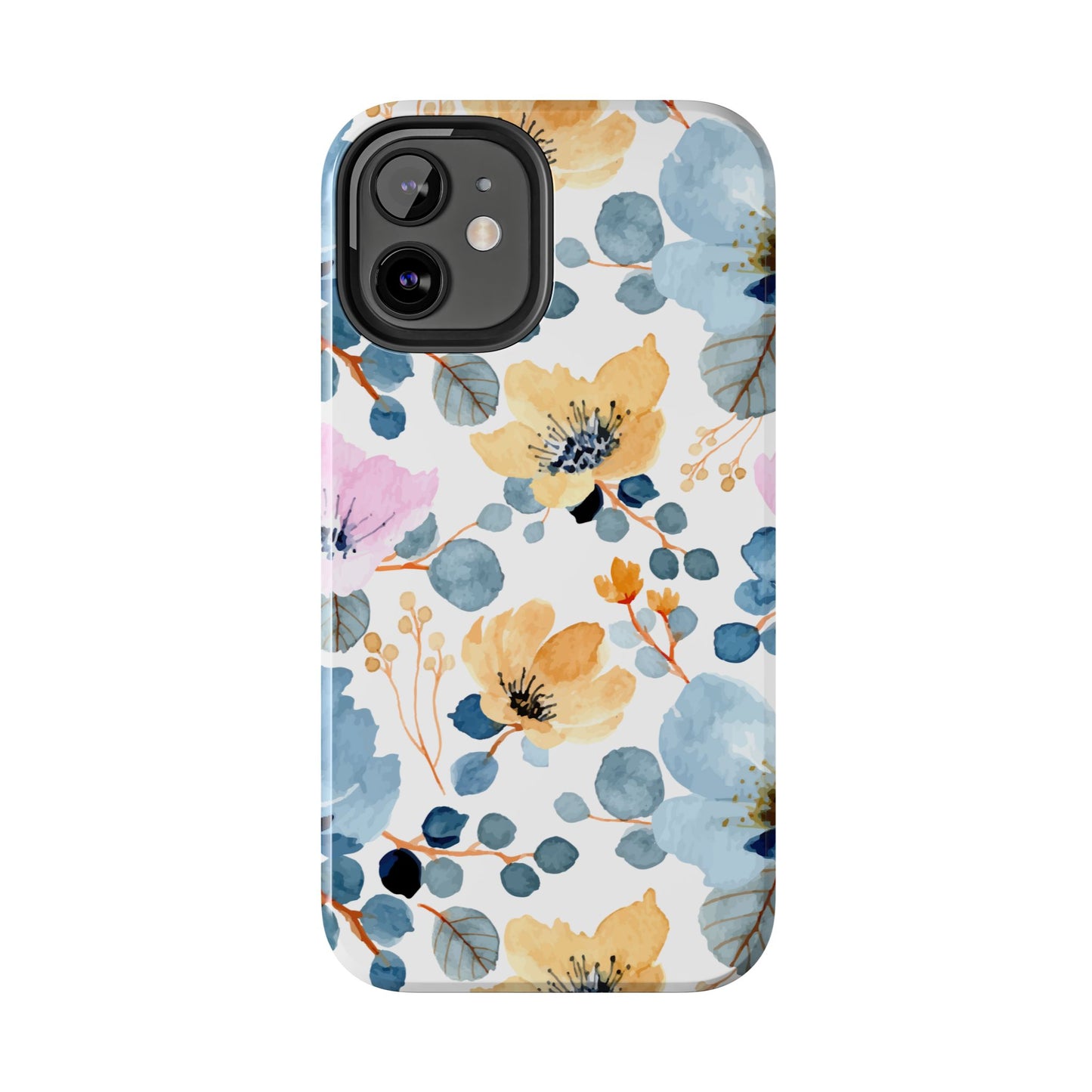 Spring Radiance – iPhone Series Case with Bright Watercolor Flowers