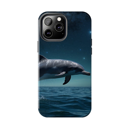 Midnight Ocean Dolphin - iPhone Case