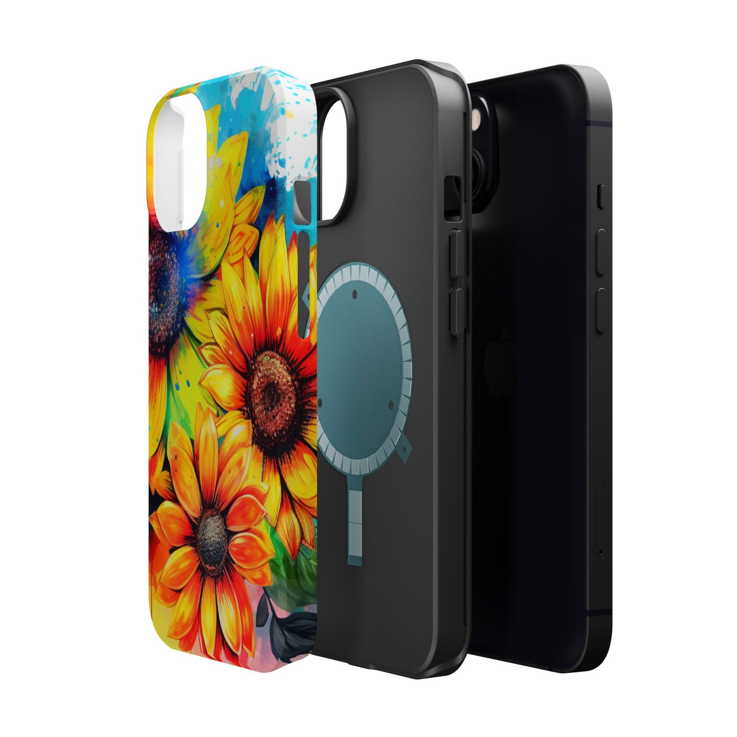 Vibrant Sunflower Splash - MagSafe iPhone Series Case