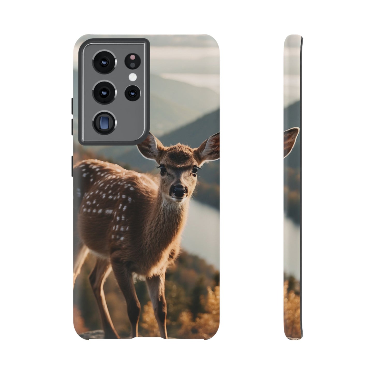 Whimsical Fawn in a Sunlit Forest iPhone Case