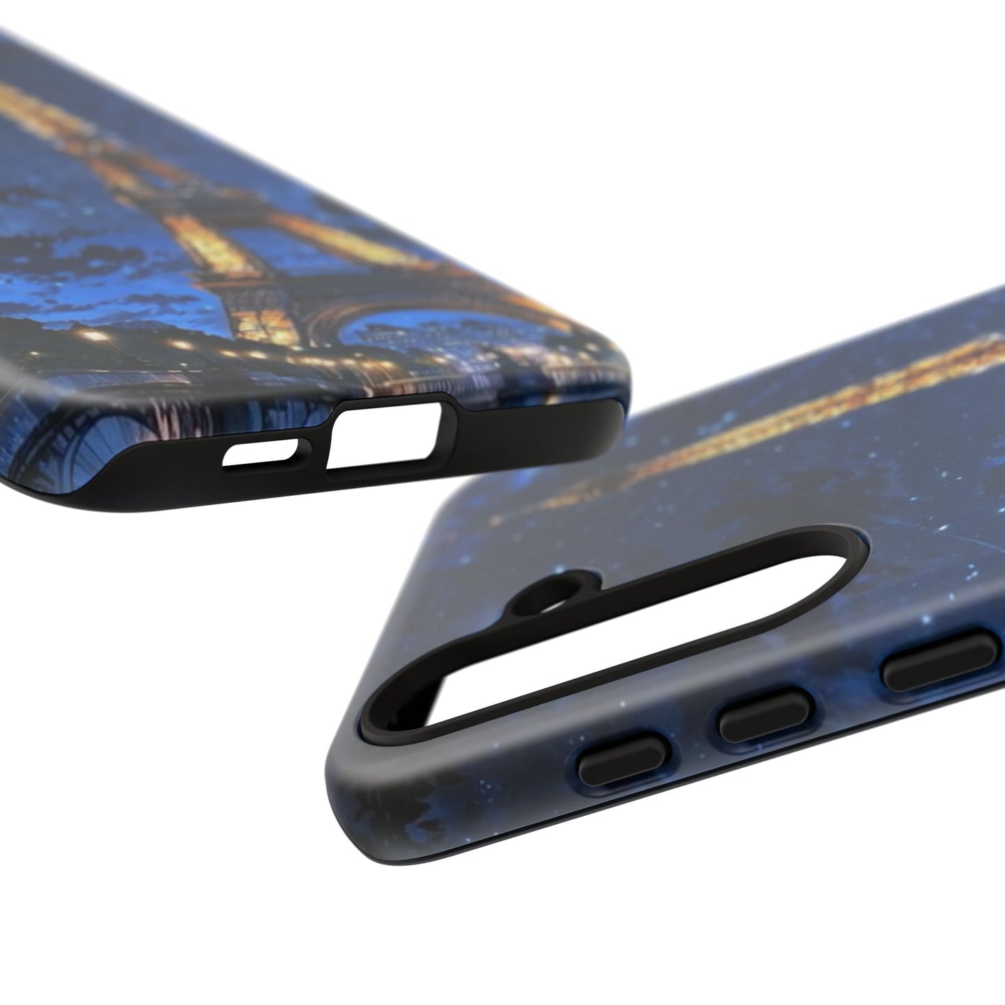 Samsung Galaxy Case - Eiffel Tower Under Starlit Sky Design