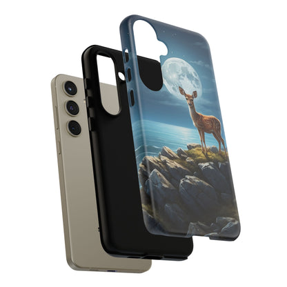 Enchanted Fawn Under the Moonlit Sky Samsung Galaxy Case