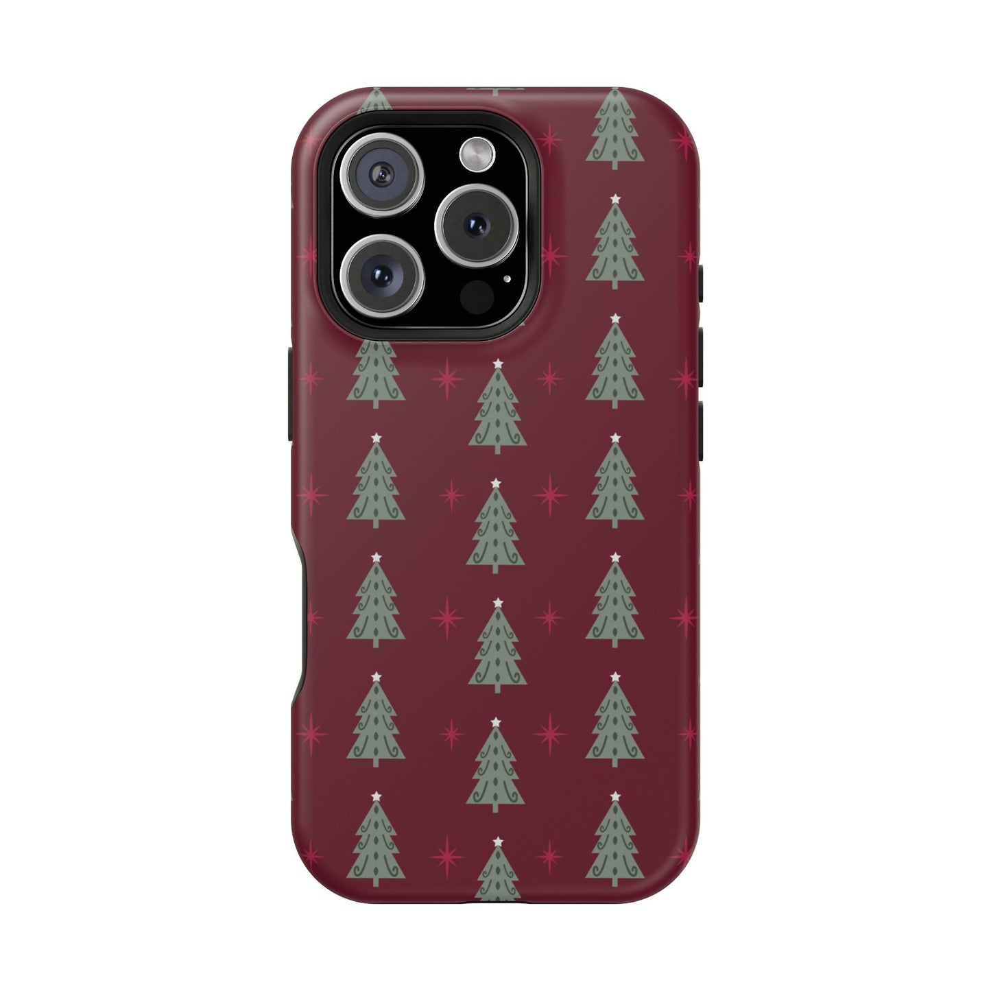 Retro Christmas Tree Pattern – MagSafe iPhone Series Case