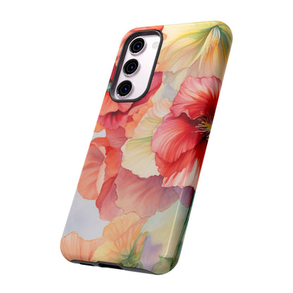 Gumamela Blush Pink Watercolor Floral – Samsung Galaxy Case