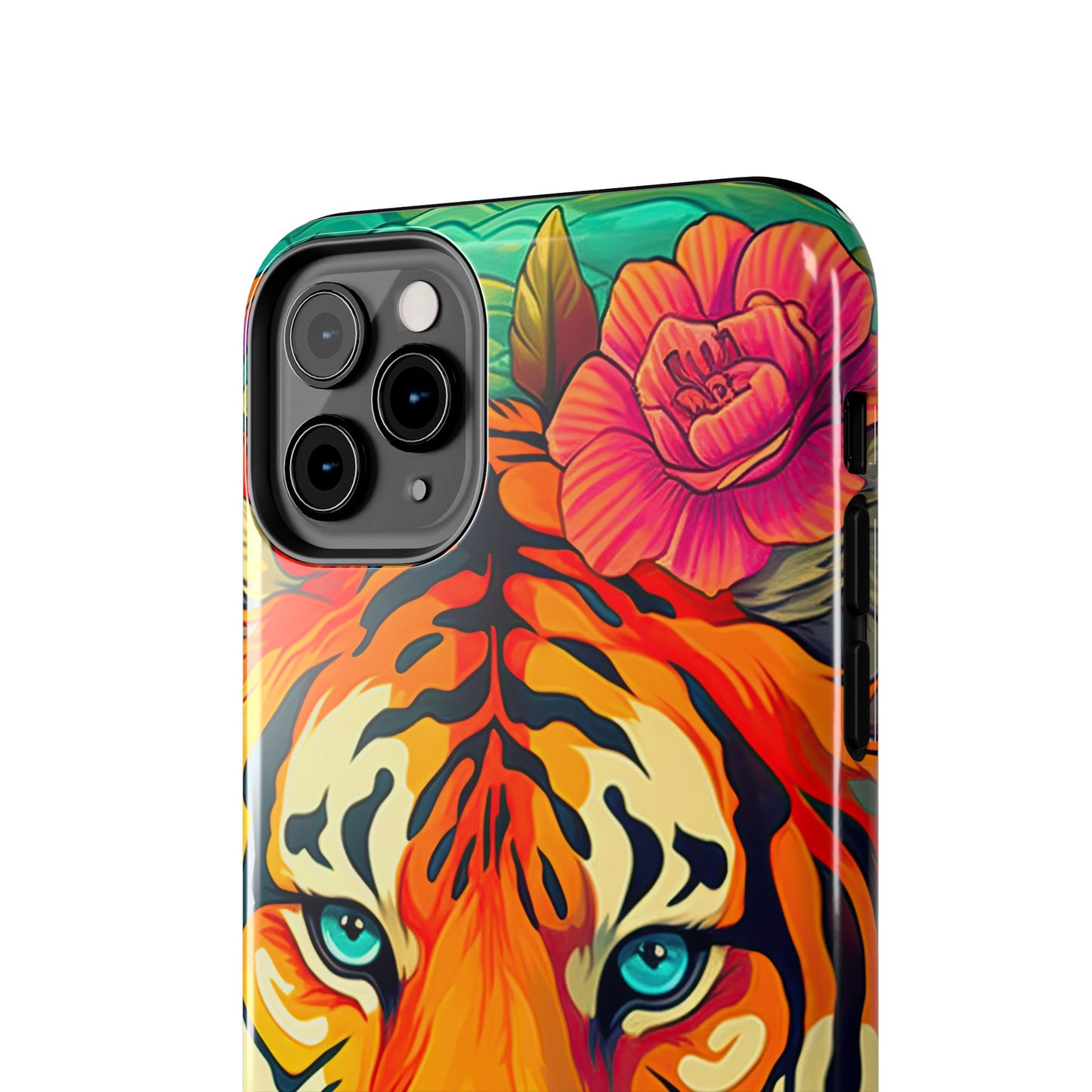 Fierce Rainbow Tiger Art - iPhone Series Case