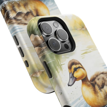 Graceful Duck Reflection – MagSafe iPhone Case