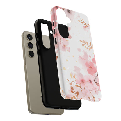 Soft Pink Cherry Blossom Samsung Galaxy Case – Elegant Floral Design