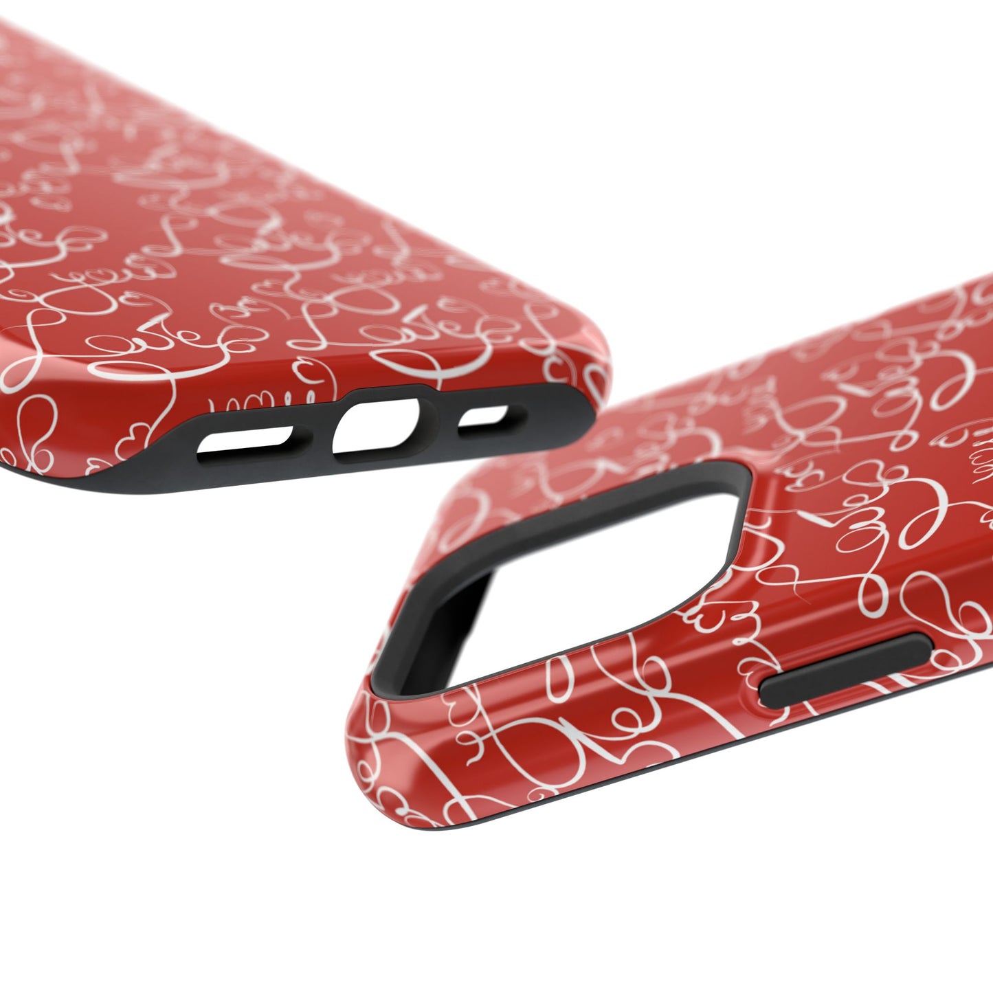 Love Script Red MagSafe Case – Stylish Handwritten Design