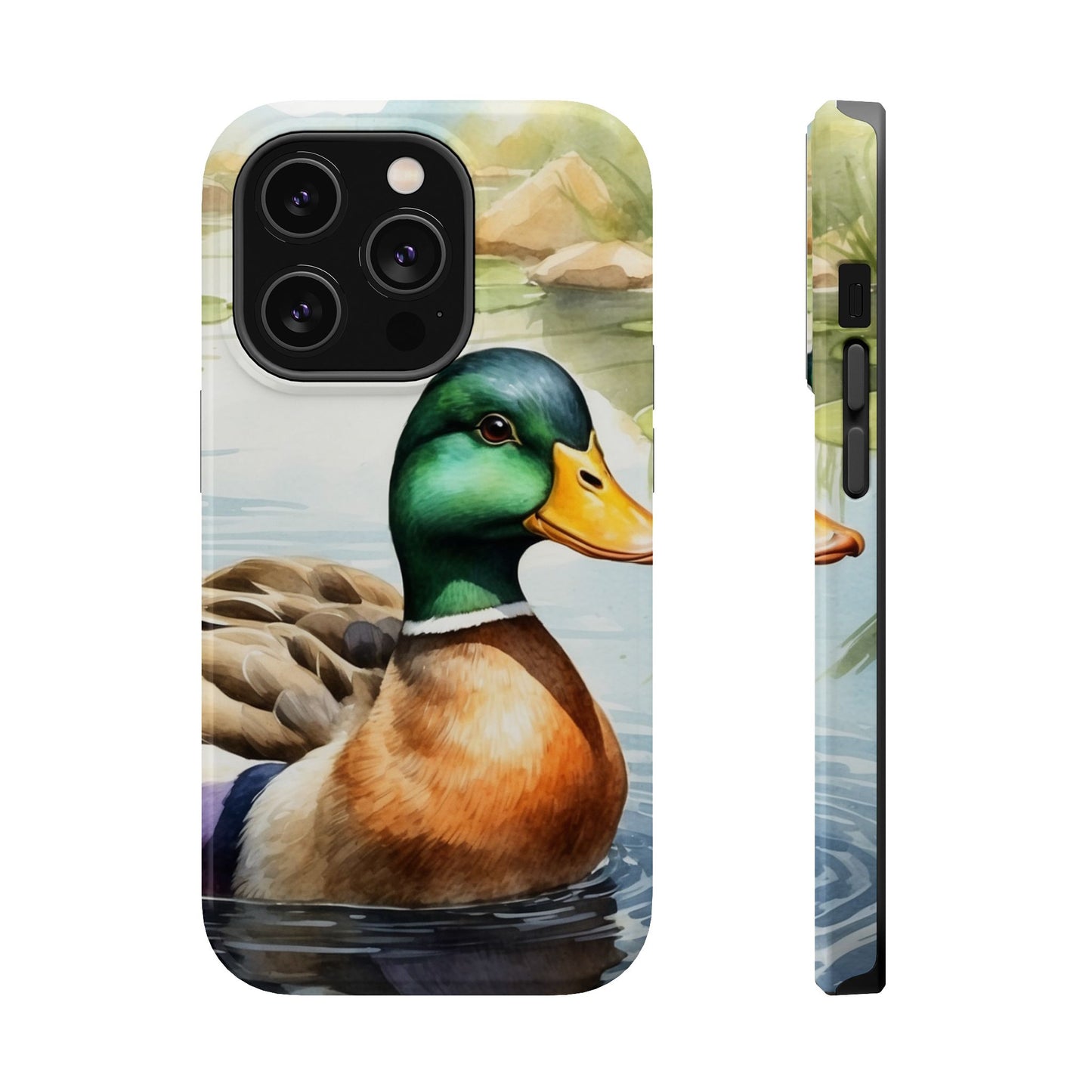 Serene Duck Reflection - MagSafe iPhone Case