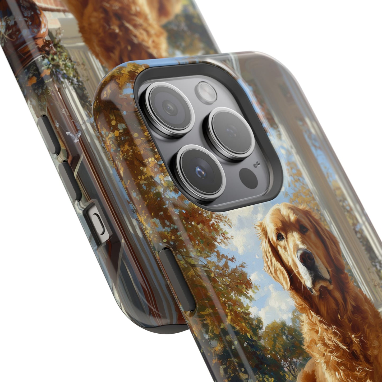 Golden Retriever Autumn Serenity - MagSafe iPhone Series Case