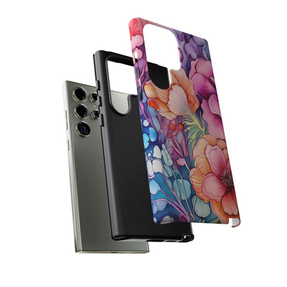 Bright Watercolor Floral Splash iPhone Series Case – Bold Artistic Design