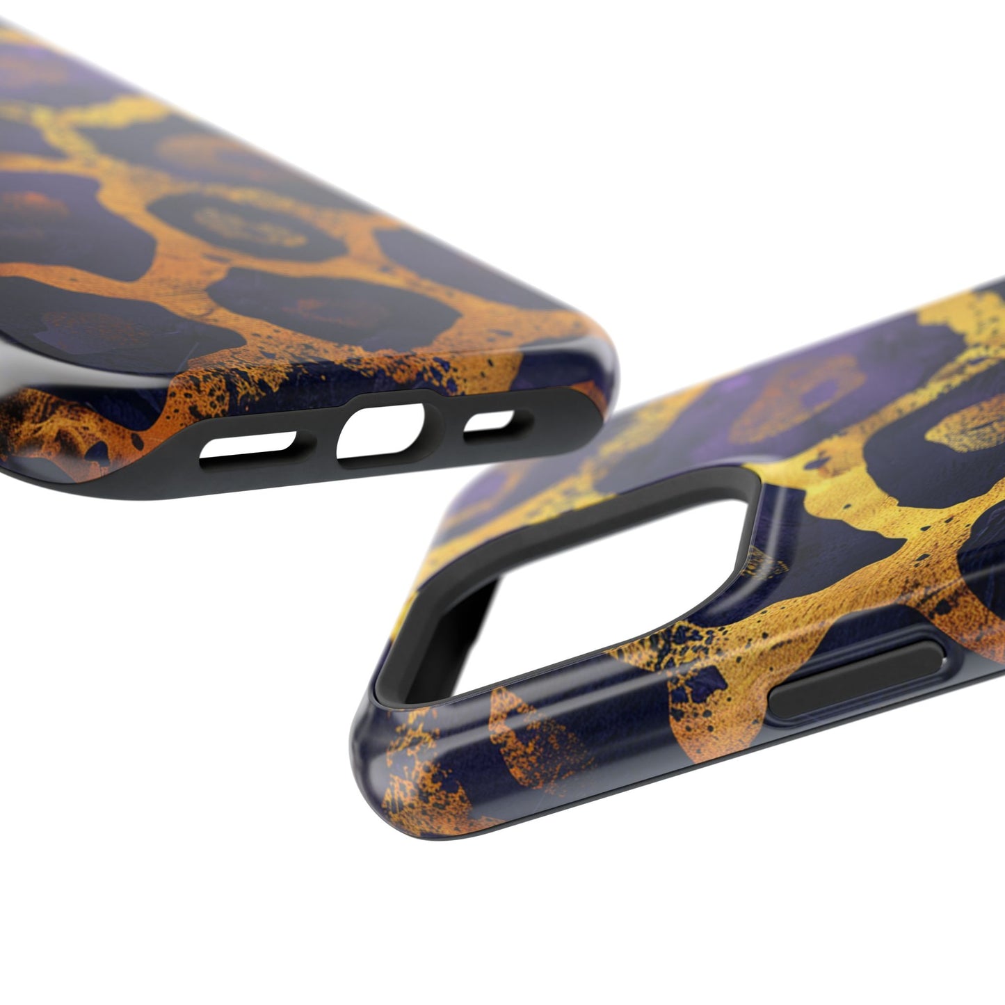 Regal Amethyst Leopard iPhone Case