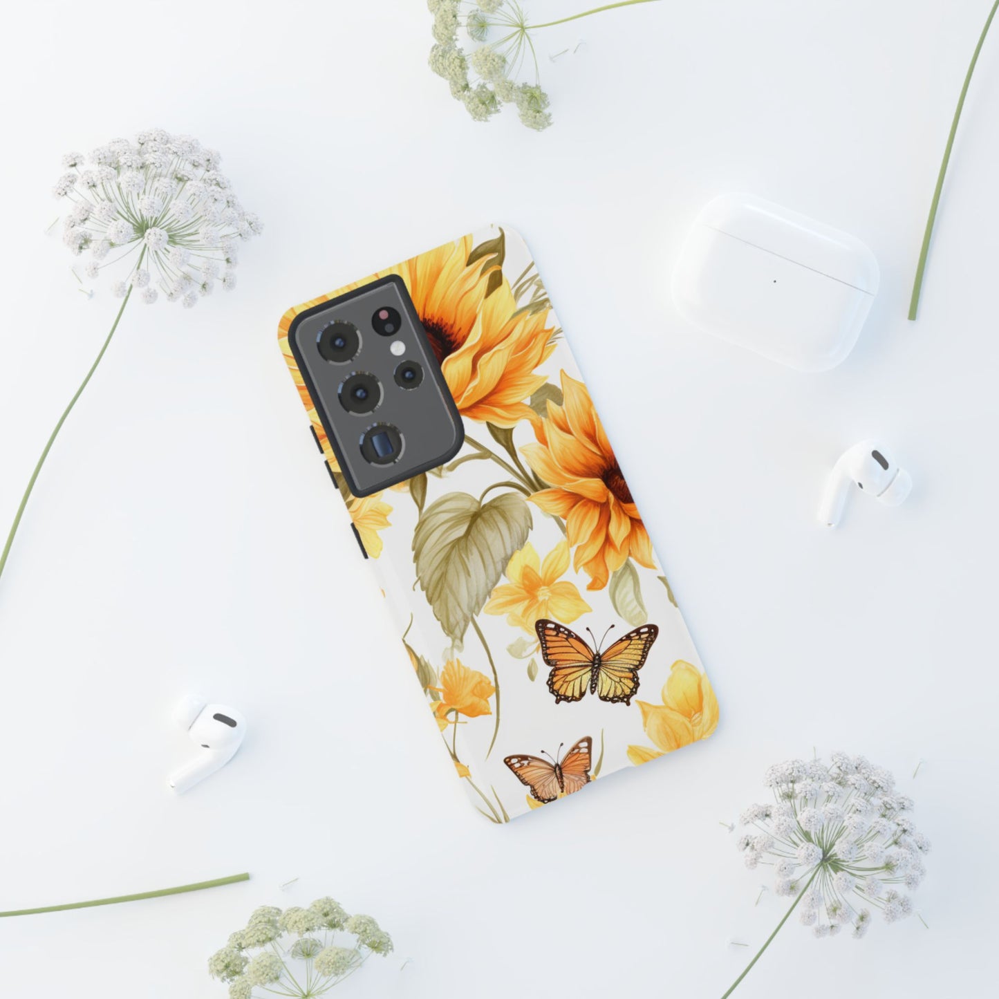 Sunflower & Butterfly Bliss - Samsung Galaxy  Series Case