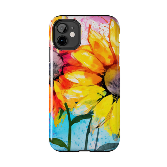 Bold Watercolor Sunflowers - iPhone Series Case